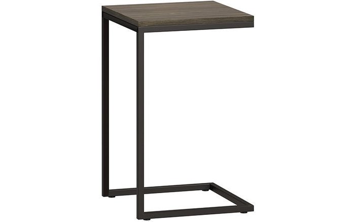 Приставной столик Бервин серого цвета