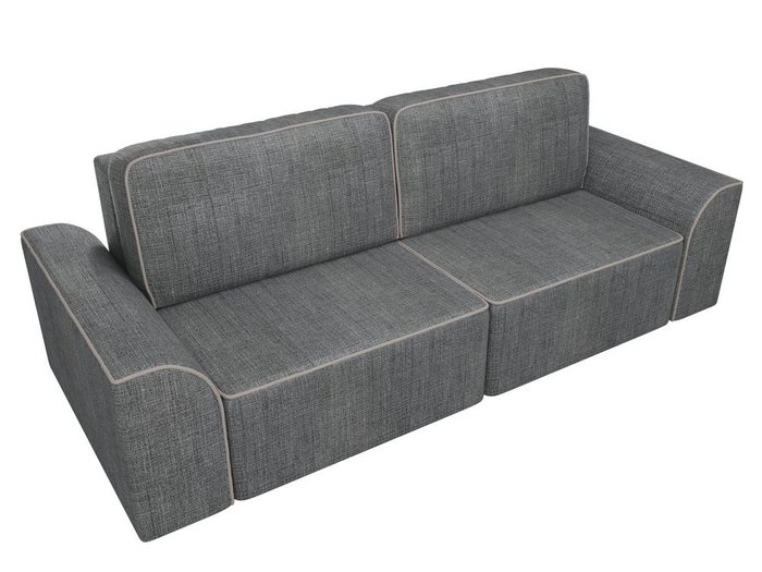 Прямой диван-кровать Вилсон серого цвета