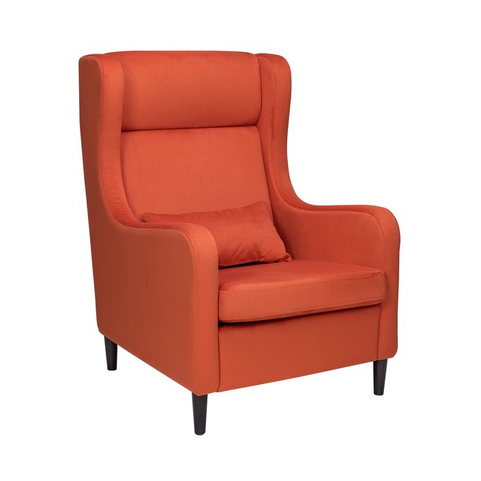 Кресло Хилтон оранжевого цвета 