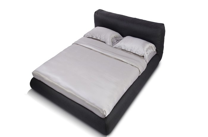Кровать Husky 180х200 с подъемным меxанизмом серого цвета