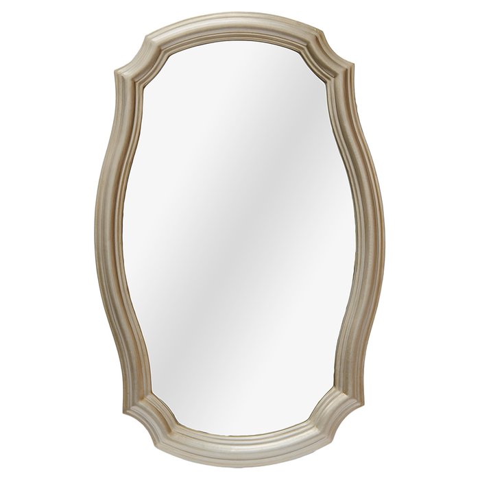 Настенное зеркало Эвелин серебряного цвета