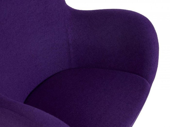 Кресло Egg фиолетового цвета