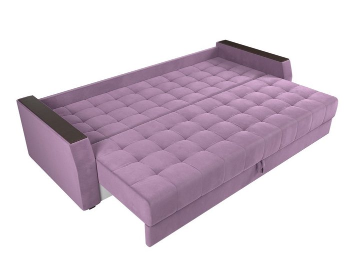 Прямой диван-кровать Атлантида сиреневого цвета