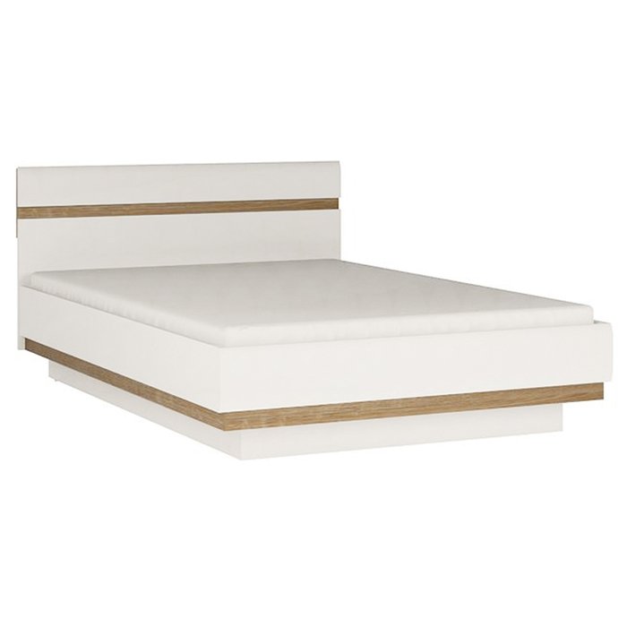 Кровать Linate с подъёмным механизмом 140х200 белого цвета