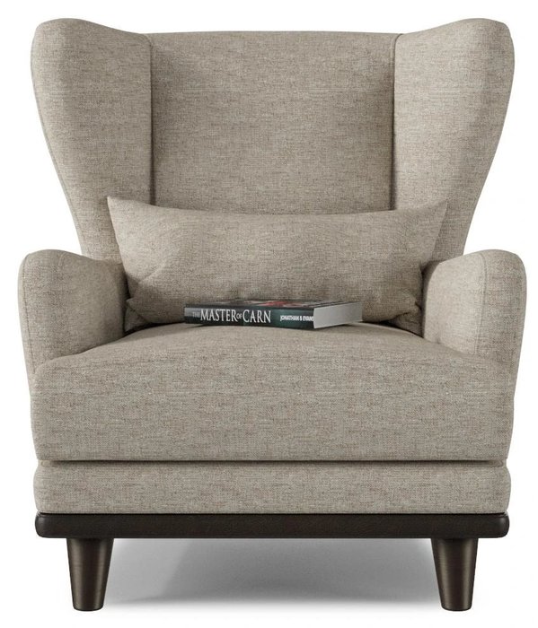 Кресло Роберт бежевого цвета - купить Интерьерные кресла по цене 11896.0