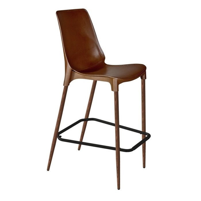 Барный стул Gianluca коричневого цвета