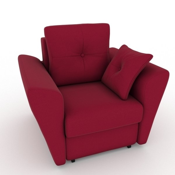 Кресло-кровать Neapol красного цвета