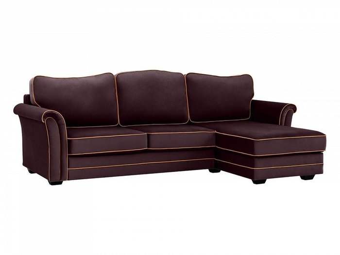 Угловой диван-кровать Sydney фиолетового цвета 