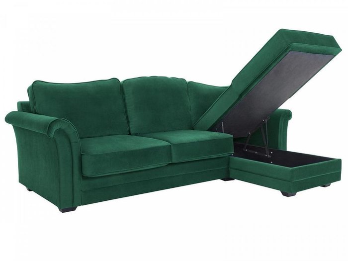 Угловой диван-кровать Sydney зеленого цвета - лучшие Угловые диваны в INMYROOM