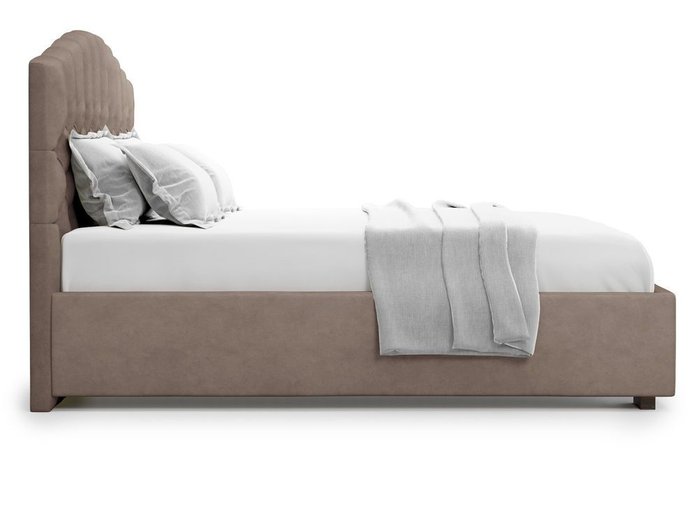 Кровать с подъемным механизмом Lugano 180х200 темно-бежевого цвета