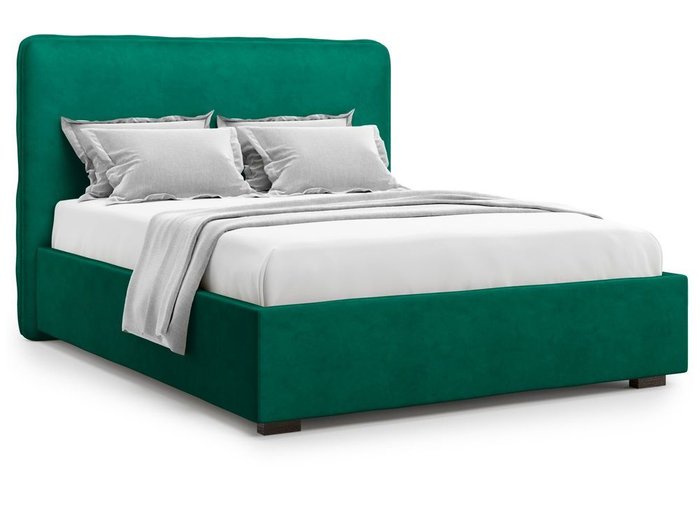Кровать Brachano 140х200 зеленого цвета