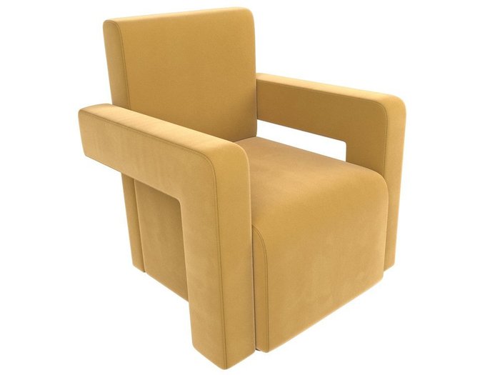 Кресло Рамос желтого цвета