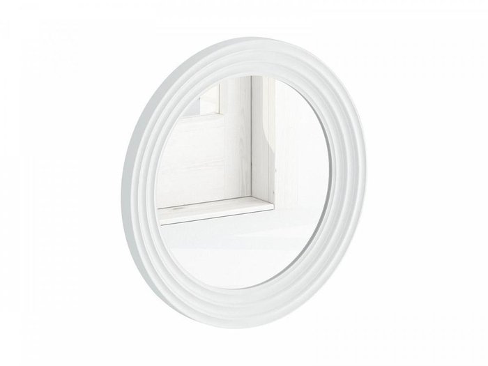 Настенное зеркало Cloud Mini в раме белого цвета 