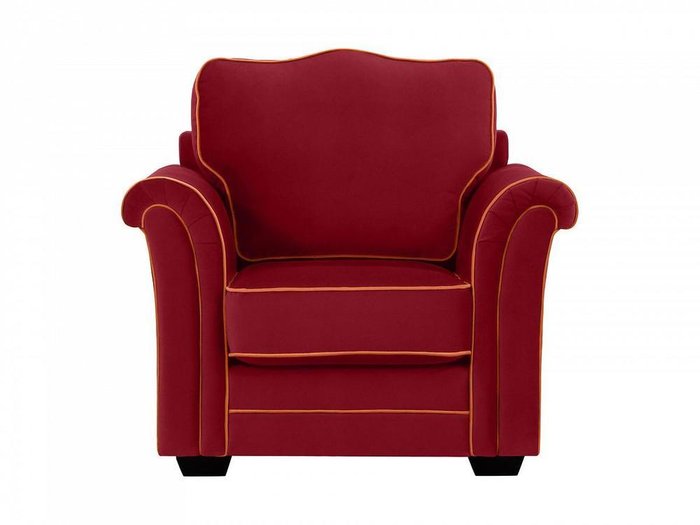 Кресло Sydney бордового цвета