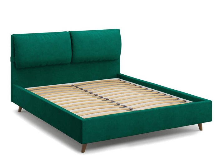 Кровать Trazimeno 140х200 зеленого цвета