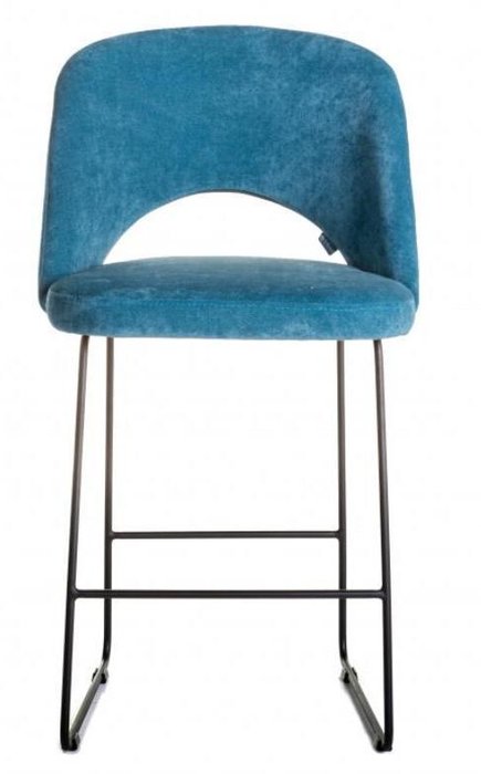 Кресло полубарное Lars голубого цвета