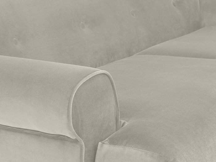 Диван Italia светло-серого цвета  - лучшие Прямые диваны в INMYROOM
