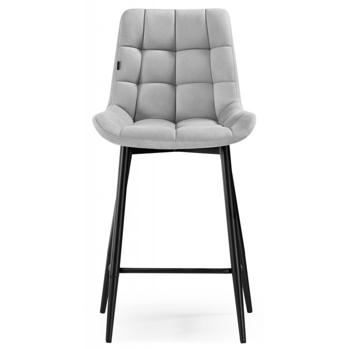 Стул полубарный Алст серого цвета - купить Барные стулья по цене 6765.0