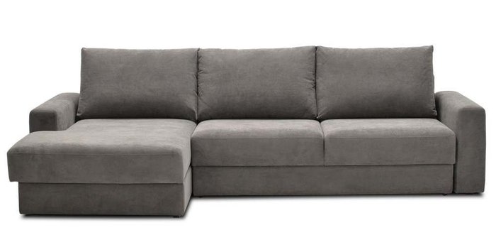 Угловой диван-кровать Вегас серого цвета - купить Угловые диваны по цене 103400.0