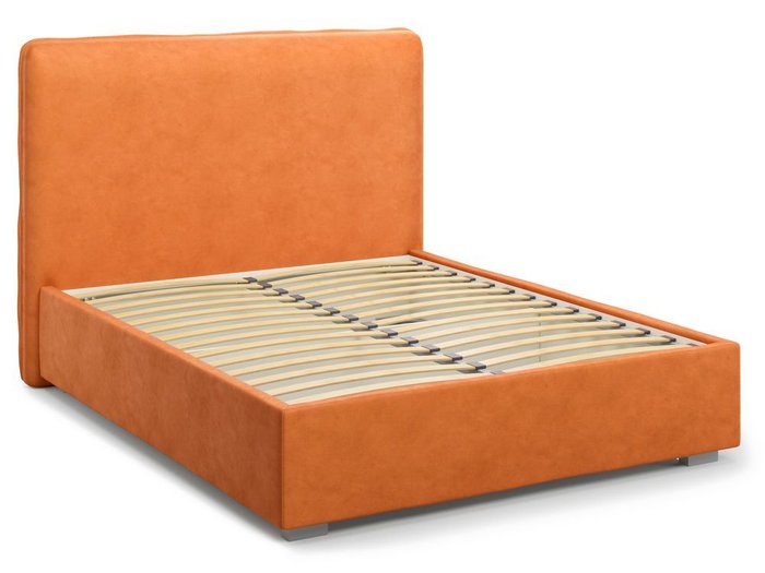 Кровать Brachano 160х200 оранжевого цвета