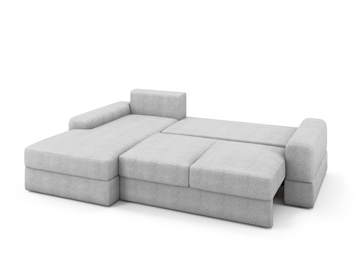 Угловой раскладной диван Elke левый светло-серого цвета - купить Угловые диваны по цене 86100.0