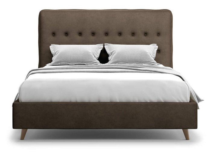 Кровать Bergamo коричневого цвета 140х200