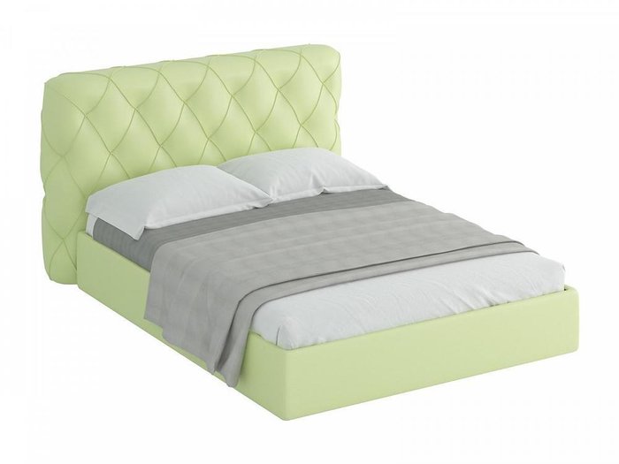 Кровать Ember салатового цвета 160х200