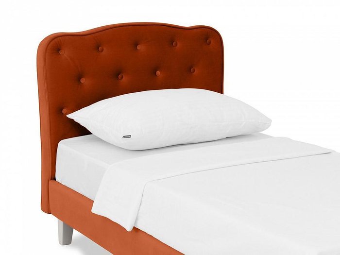 Кровать Candy 80х160 терракотового цвета