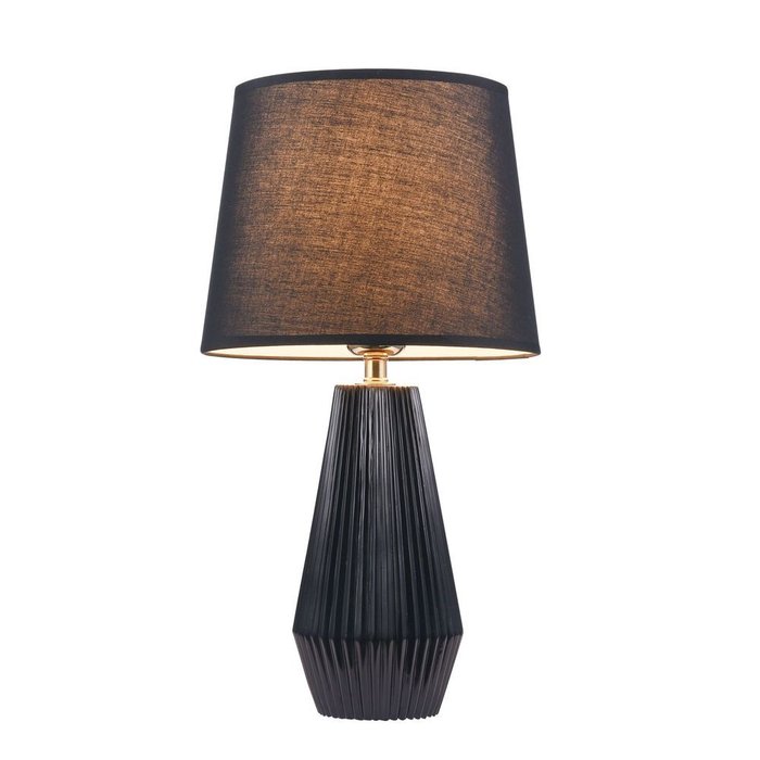 Настольная лампа Calvin Table черного цвета