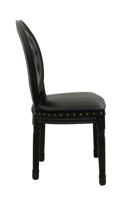 Стул Volker Button Black с мягкой обивкой - купить Обеденные стулья по цене 29900.0