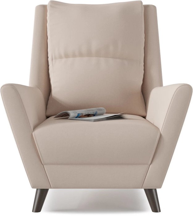 Кресло Йорк бежевого цвета - купить Интерьерные кресла по цене 20689.0