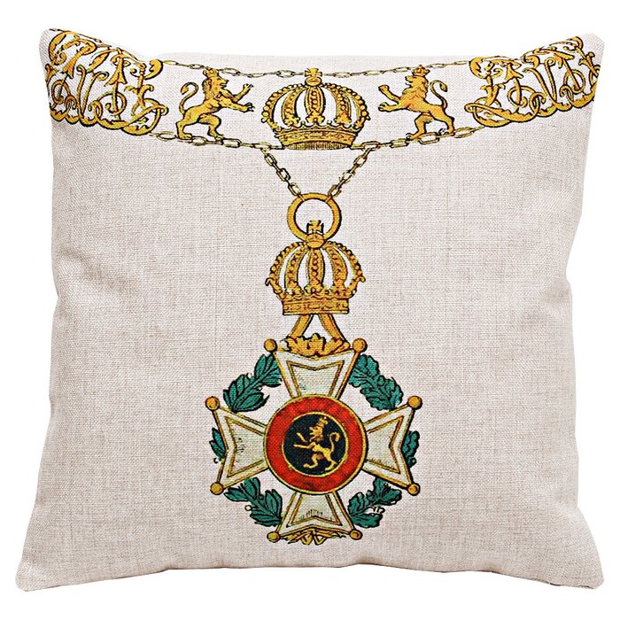 Декоративная подушка «Орден Леопольда I, Бельгия»