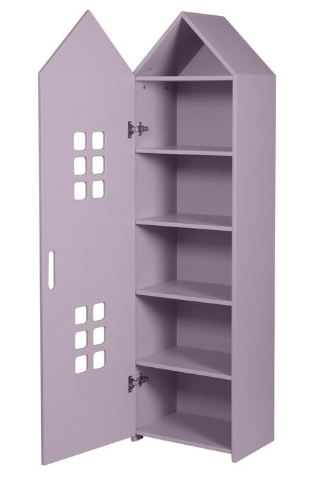 Стеллаж-домик City3 лилового цвета - лучшие Детские шкафы в INMYROOM