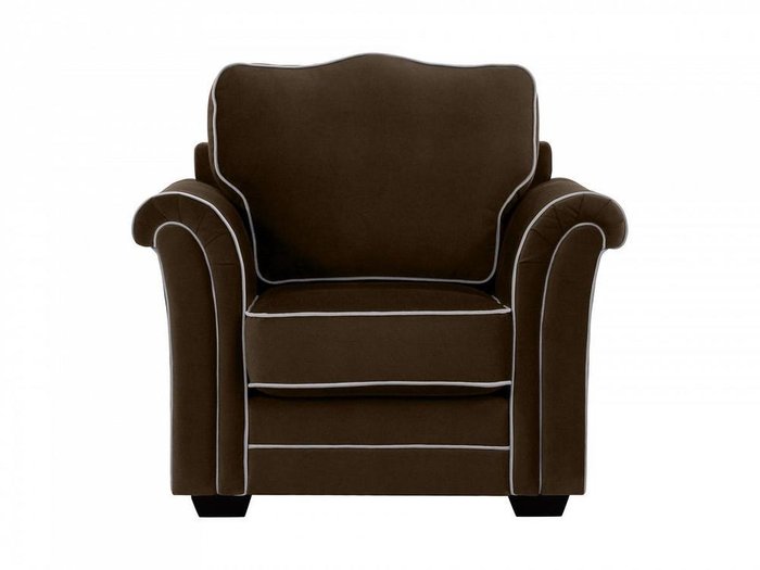 Кресло Sydney темно-коричневого цвета