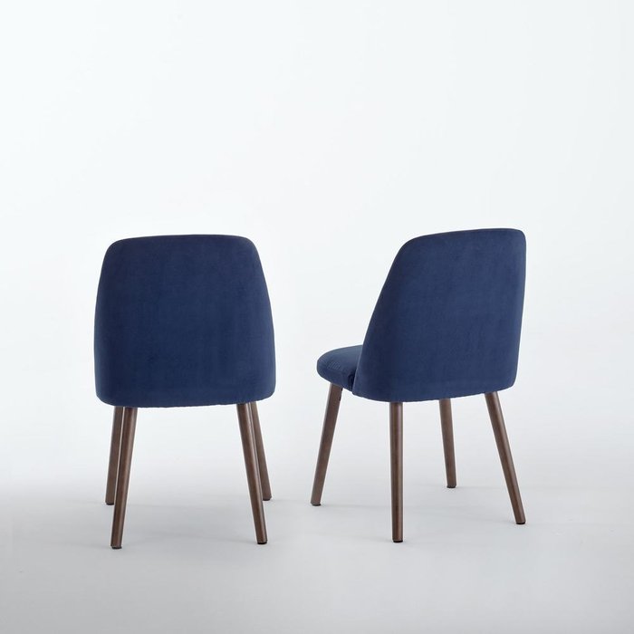 Комплект из двух стульев Watford синего цвета