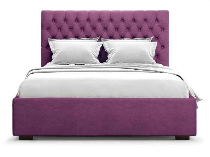 Кровать с подъемным механизмом Nemi 180х200 фиолетового цвета