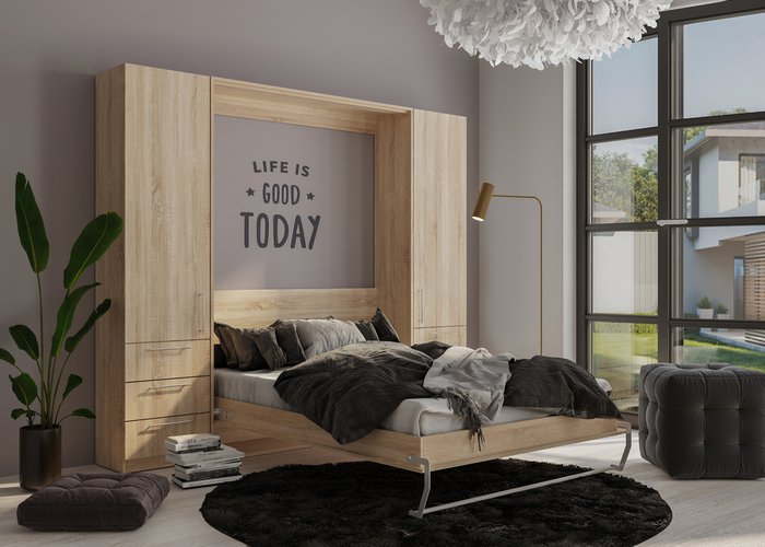 Комплект мебели Smart 140х200 бежевого цвета