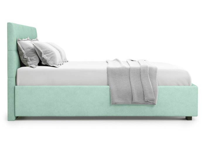 Кровать Garda 180х200 бирюзового цвета с подъемным механизмом 