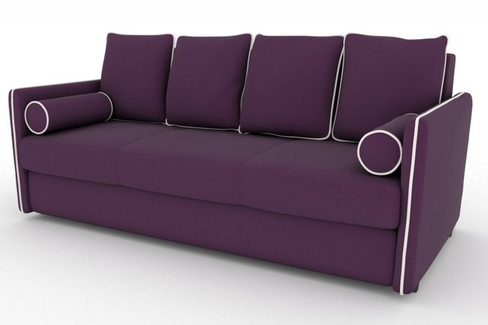 Прямой диван-кровать Cardinal фиолетового цвета
