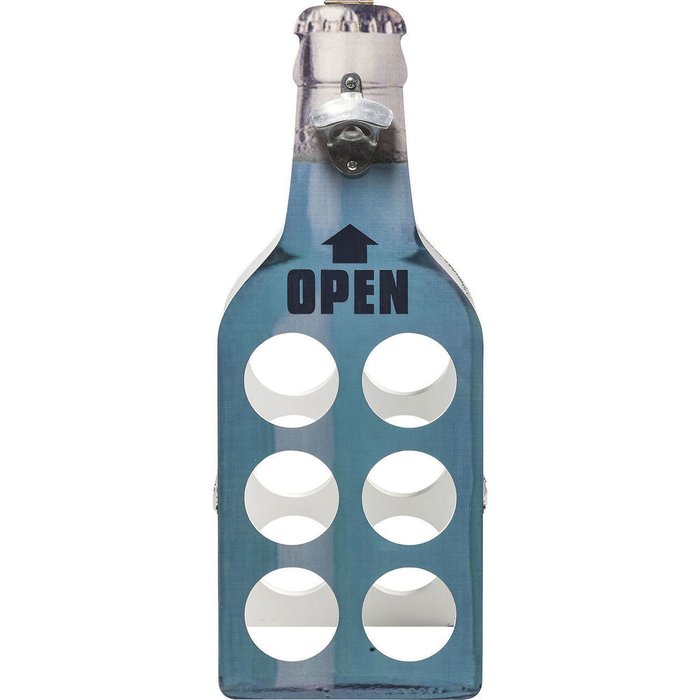 Стеллаж для бутылок Open голубого цвета