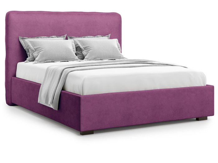 Кровать Brachano 160х200 пурпурного цвета с подъемным механизмом 