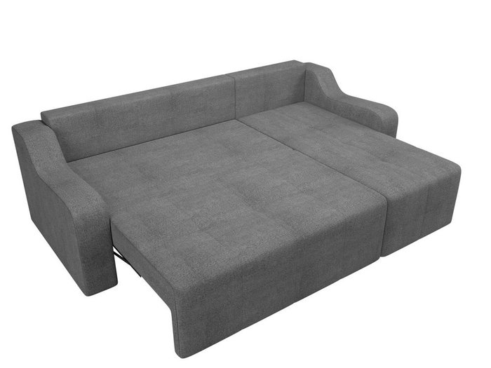 Угловой диван-кровать Элида серого цвета