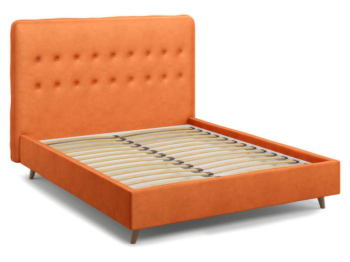 Кровать Bergamo оранжевого цвета 140х200