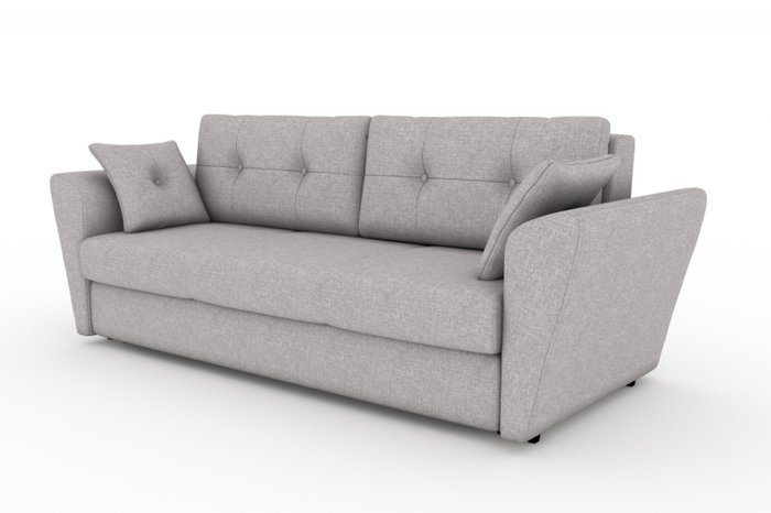 Прямой диван-кровать Neapol серого цвета