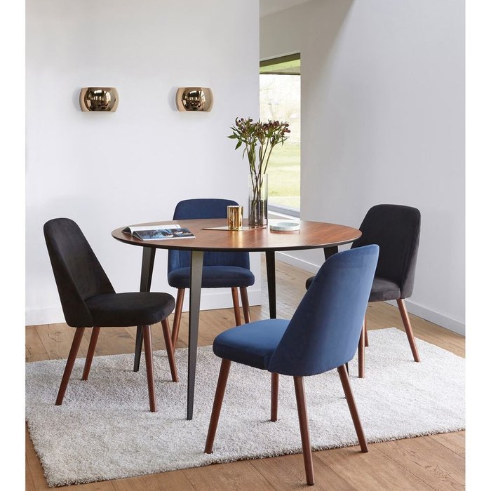 Комплект из двух стульев Watford синего цвета