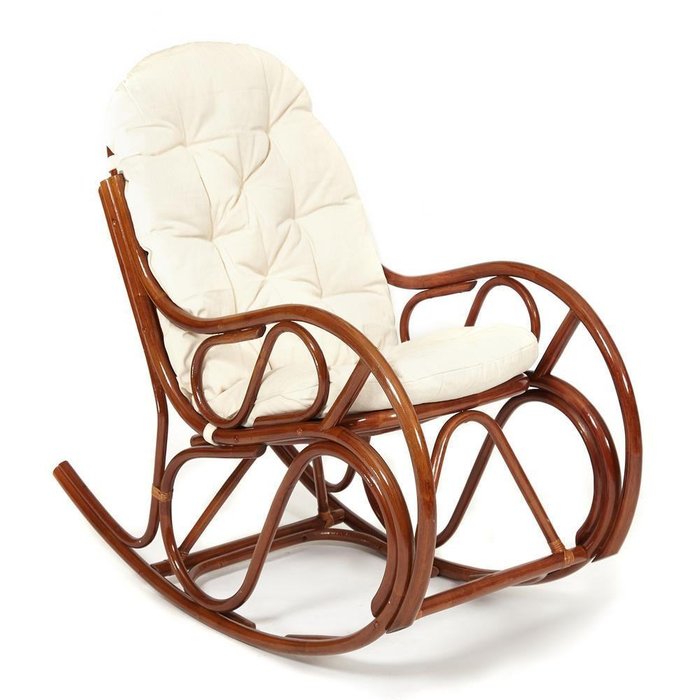 Кресло-качалка Vienna коричневого цвета