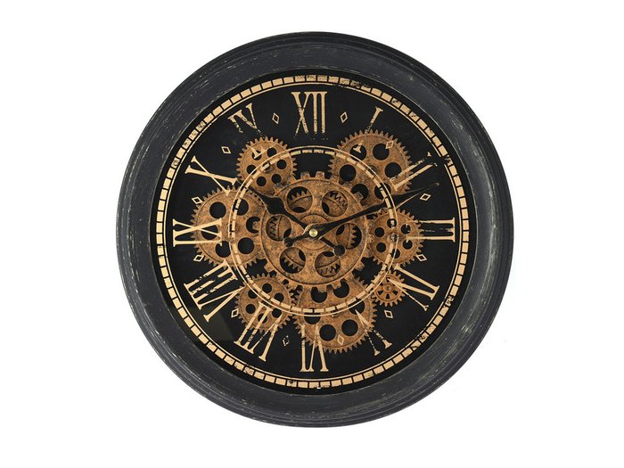 Часы настенные Golden Antique черно-коричневого цвета