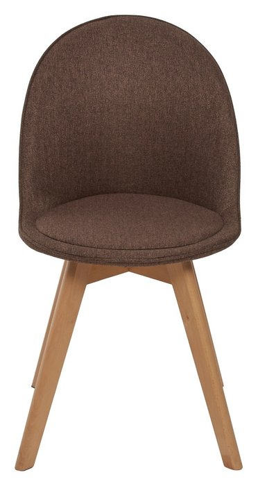 Стул Petunia коричневого цвета - лучшие Обеденные стулья в INMYROOM