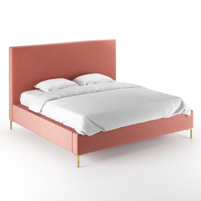 Кровать Kona 200х200 розового цвета 