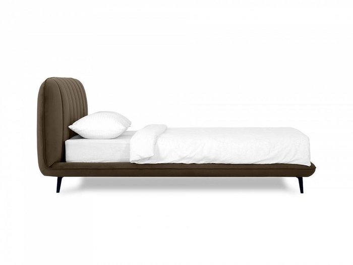 Кровать Amsterdam 160х200 темно-коричневого цвета